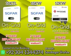 SOFAR - GOODWE ONGRID inverters / Solar Inverters /