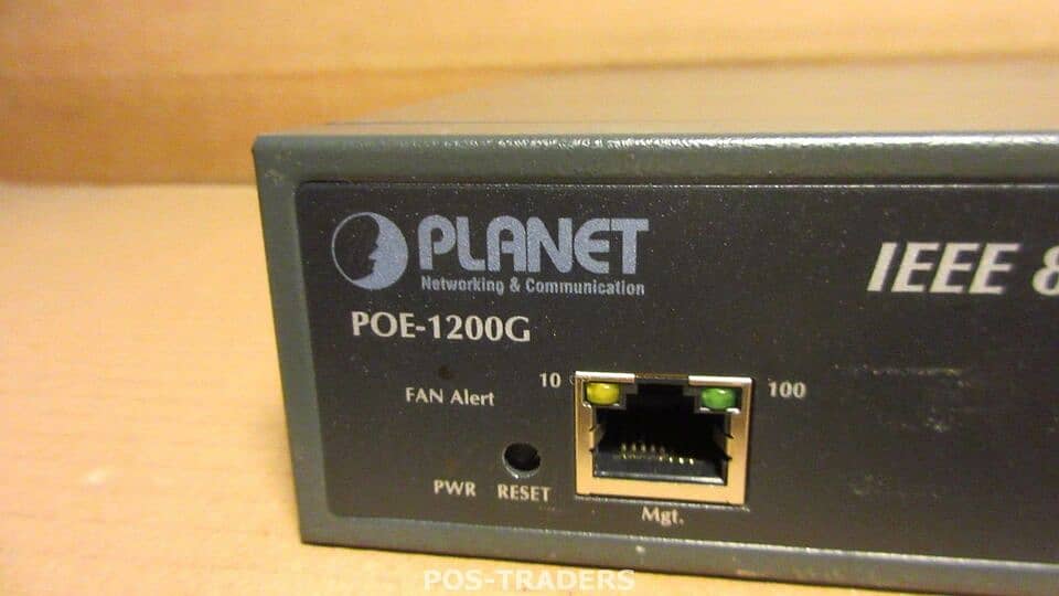 PLANET PoE injector |POE-1200G | 24-Port Gigabit IEEE 802.3af | (USED) 1