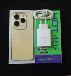 Infinix Hot 40 pro (8/256) Gold urgently sale