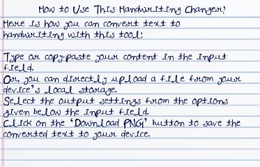 handwriting assignment 12