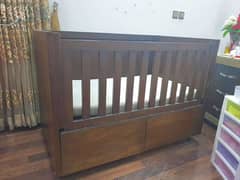 Baby Solid wood Coat, with two cabinets.