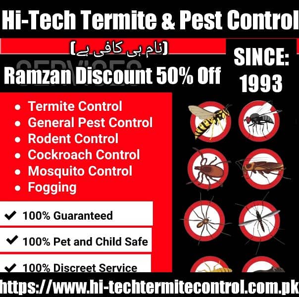 Termite Control/Pest Control/Deemak Control/Fumigation/Daungi Spray 12