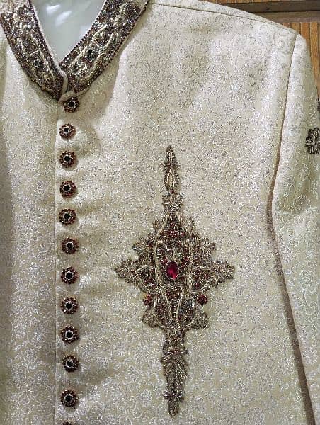 barat sherwani|groom's dress|groom's sherwani|barat wear 5