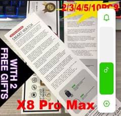 x8 pro max smart watch
