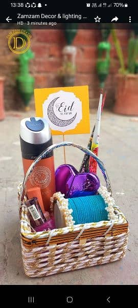 customize your own basket or bouquet by zamzam decor 3