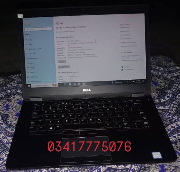 Dell i5 6th generation Latitude 5480 8gb/256ssd 1
