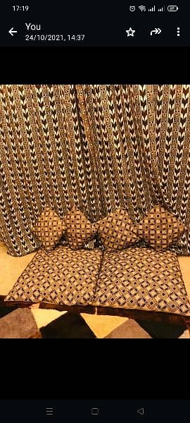 4 pieces each sets of curtains in good condition 4