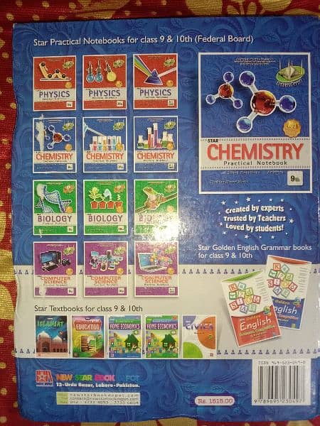 FEDEAL BOARD STAR PRACTICALS OF "CHEMISTRY, PHYSICS AND BIOLOGY" 1