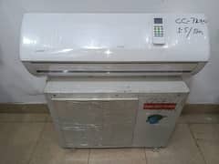 ChanghongRUba 1.5 ton Dc inverter cc72uc (0306=4462/443) fabuu seettt 0