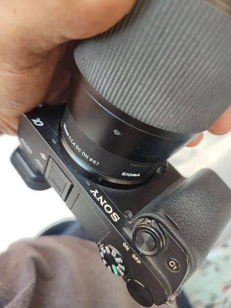 Sony a6400 with 16 MM lens and 30 MM lens 1.4 shutter count 8611 7