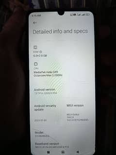 REDMI 13C  6ram 128memory