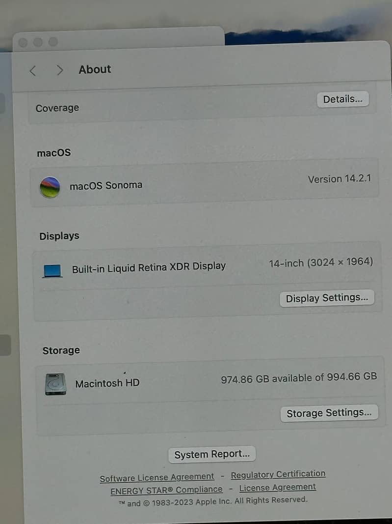 MacBook M1 Max 14-16 inches 64GB, A+ condition 10