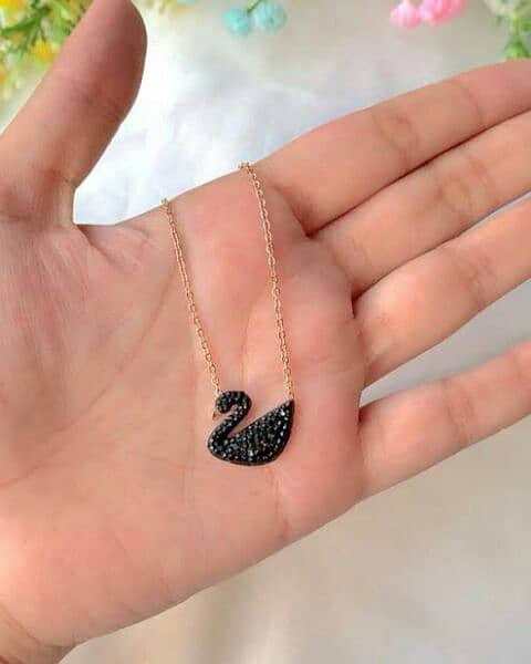 Korean Swan Necklace for Girls 2
