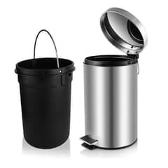 Stainless Steel Dustbin 8L With Pedal