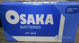 osaka Ht 200  120AH and 12 volts