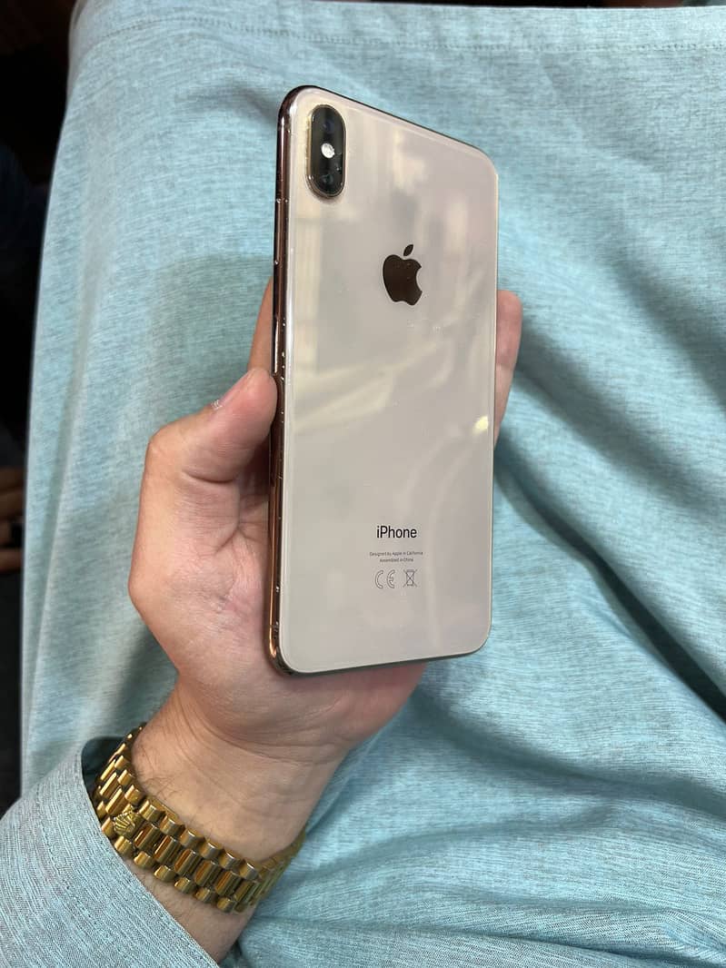 iphone xs max 64gb 10/10 condition pta approved dual 0