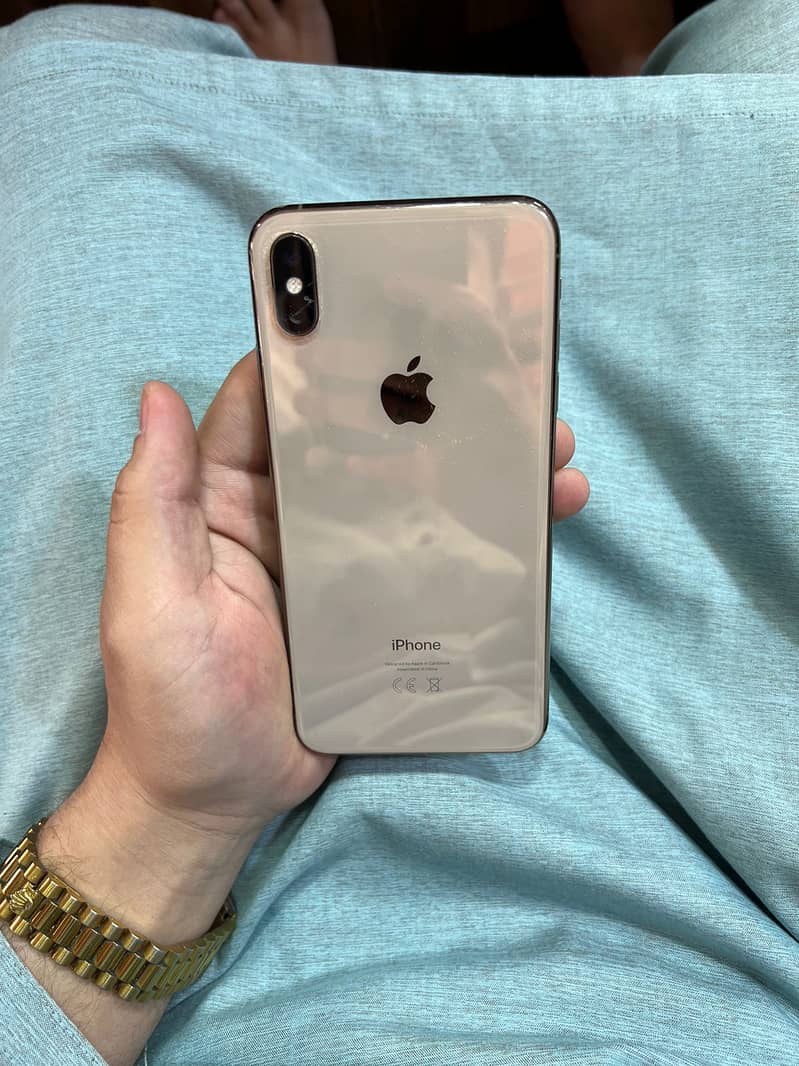 iphone xs max 64gb 10/10 condition pta approved dual 1