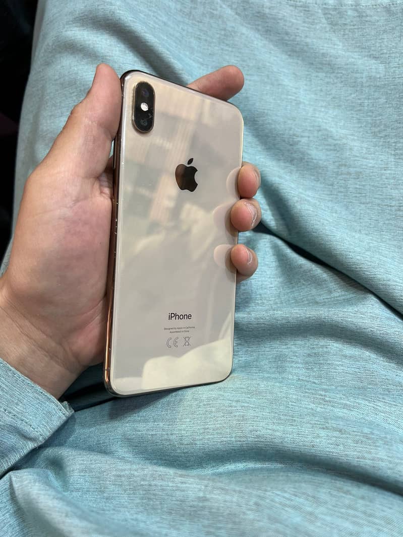 iphone xs max 64gb 10/10 condition pta approved dual 2