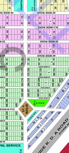 Park Facing 120 Sq Yd Plot Sale In Saadi Garden Block 5