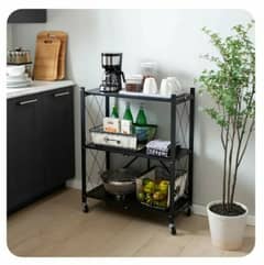 kitchen trolly foldable 0