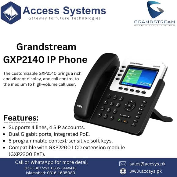 IP Phones Cisco SPA525 | Cisco 6945 | Voip Polycom VVX311| 03353448413 14