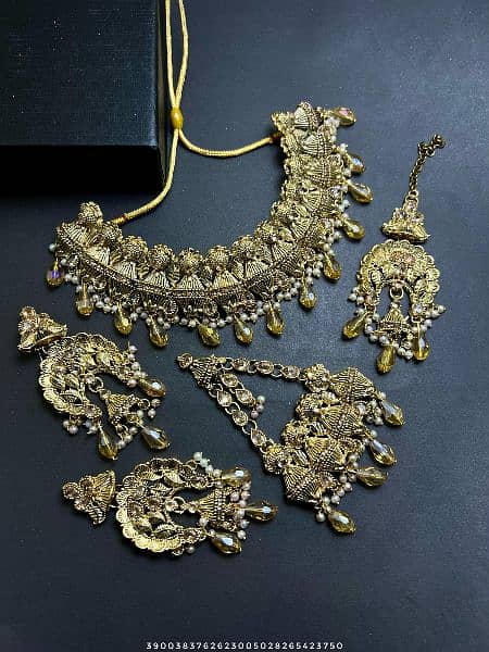 New Arrival
Rajwari Style Bridal Collar Set
Fine Quality 3
