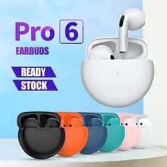 Air Pro 6 TWS Wireless Headphones Bluetooth Earphones Mic Pods