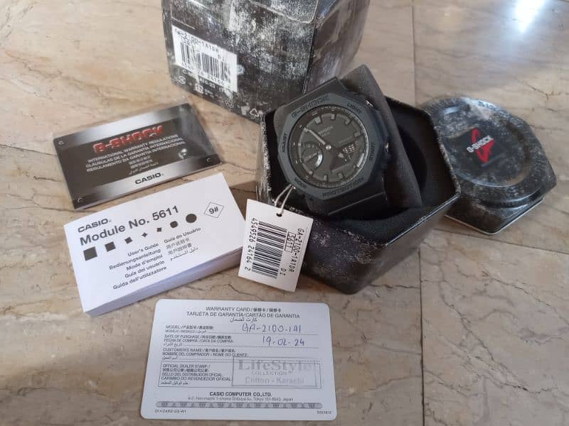 Casio G Shock GA-2100-1ADR Brand New Under Warranty 3