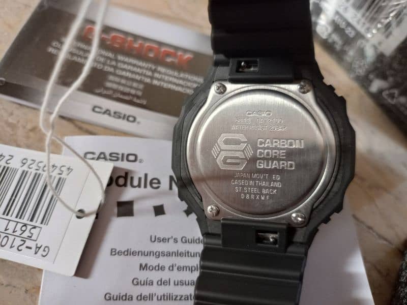 Casio G Shock GA-2100-1ADR Brand New Under Warranty 8