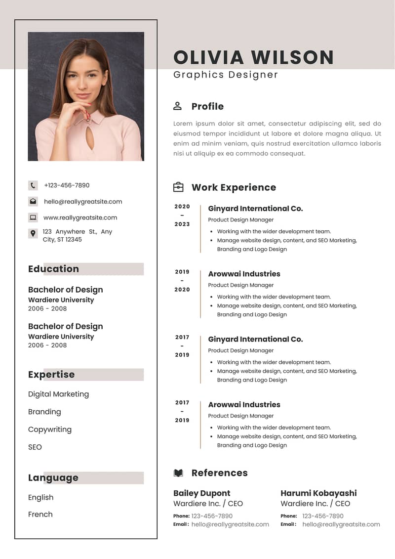 Online CV Maker 2