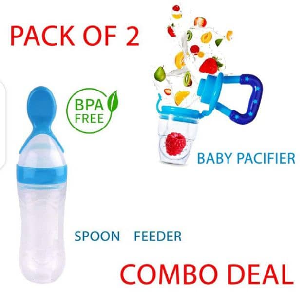 baby pacifier and spoon feeder dor sale 2