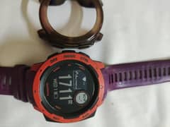 Garmin instinct basic along with additional accessories