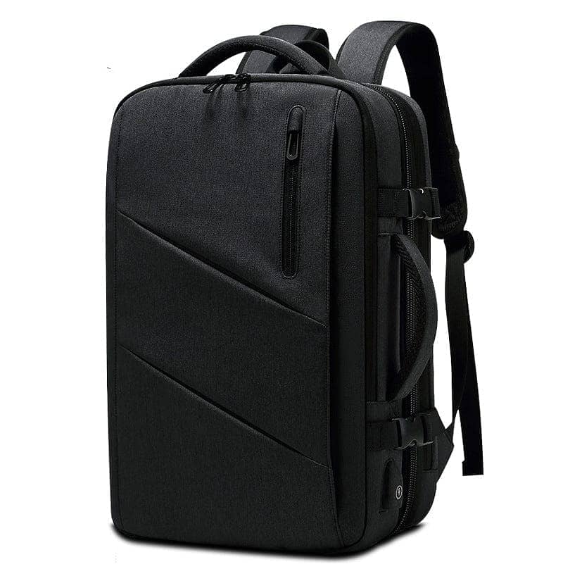 1pc Laptop Backpack With USB Charging Port Large Capacity Travel Backp 7