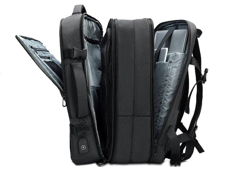 1pc Laptop Backpack With USB Charging Port Large Capacity Travel Backp 8