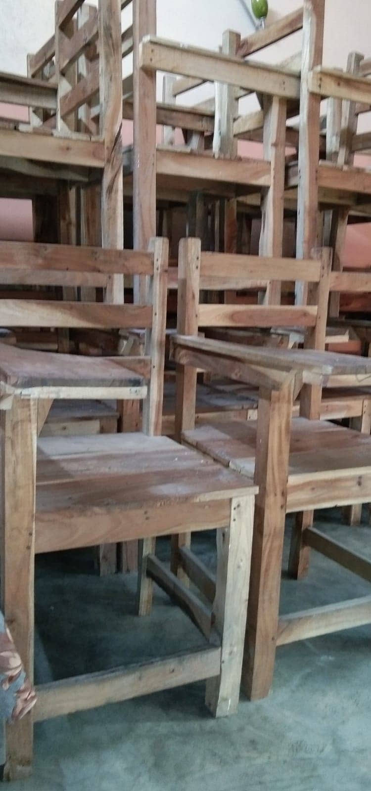 Chairs of wood. 3