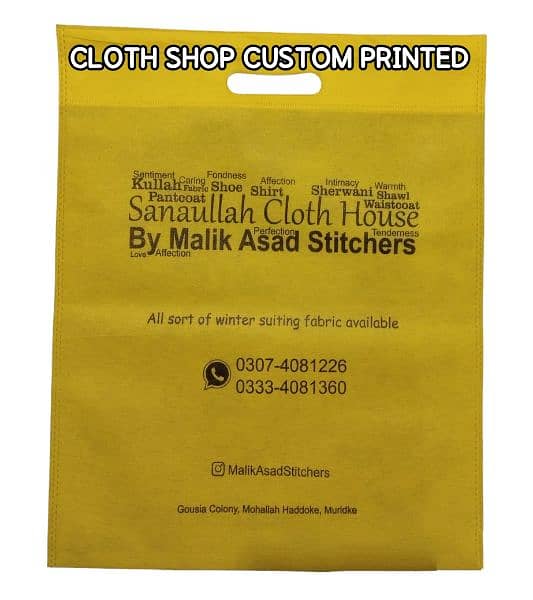 Non woven shopping bags - printed bags- custom bags 19
