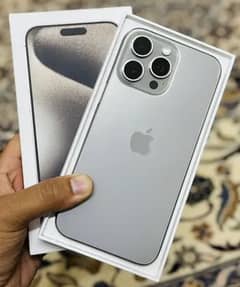 iPhone 15 pro max 256 Natural  Titanium PTA Approved 0