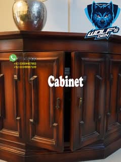 Cabinet Table Solid Wood