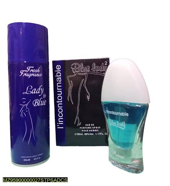 Blue Lady Best Offer with Pack of 2, Ladys Perfume & Body Spray!! 0