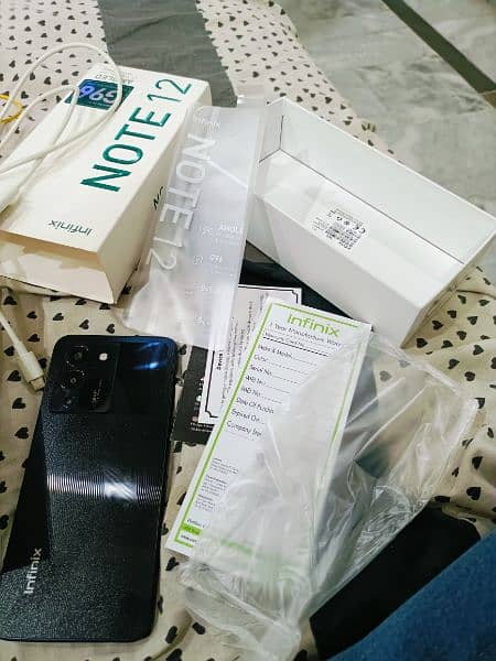 infinix note 12 g96 8+8/128 in new condition 8
