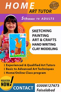 Art Tutor/Art Teacher/ Home tuition