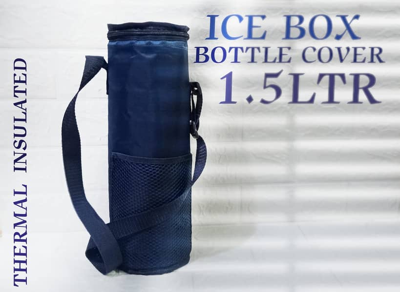 Insulated Water Bottles Cover 1.5Ltr-Blue 0