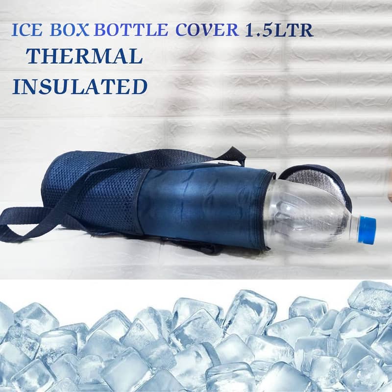 Insulated Water Bottles Cover 1.5Ltr-Blue 2