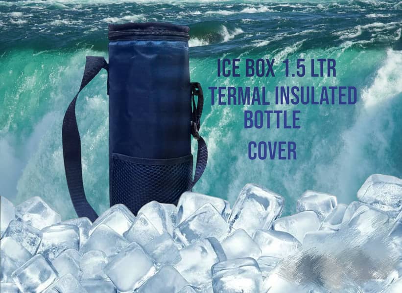 Insulated Water Bottles Cover 1.5Ltr-Blue 3