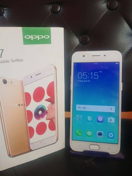 oppo. A57 (4/64) Ram full new with box and charger lush condition 2