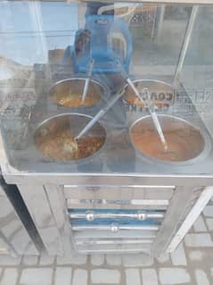 Food counter 4 dishes for sale 0