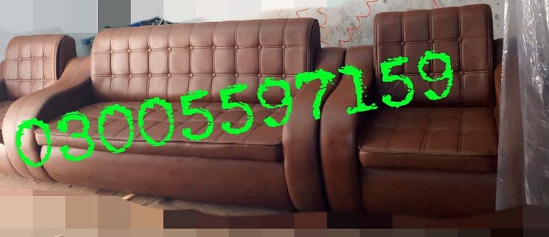 sofa set five seater leather desgn furniture chair desk table cafe 12