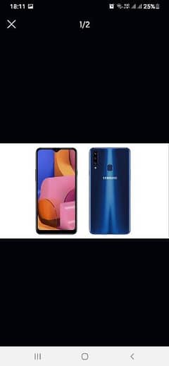 Samsung Galaxy A20s blue colour