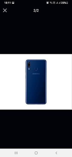 Samsung Galaxy A20s blue colour
