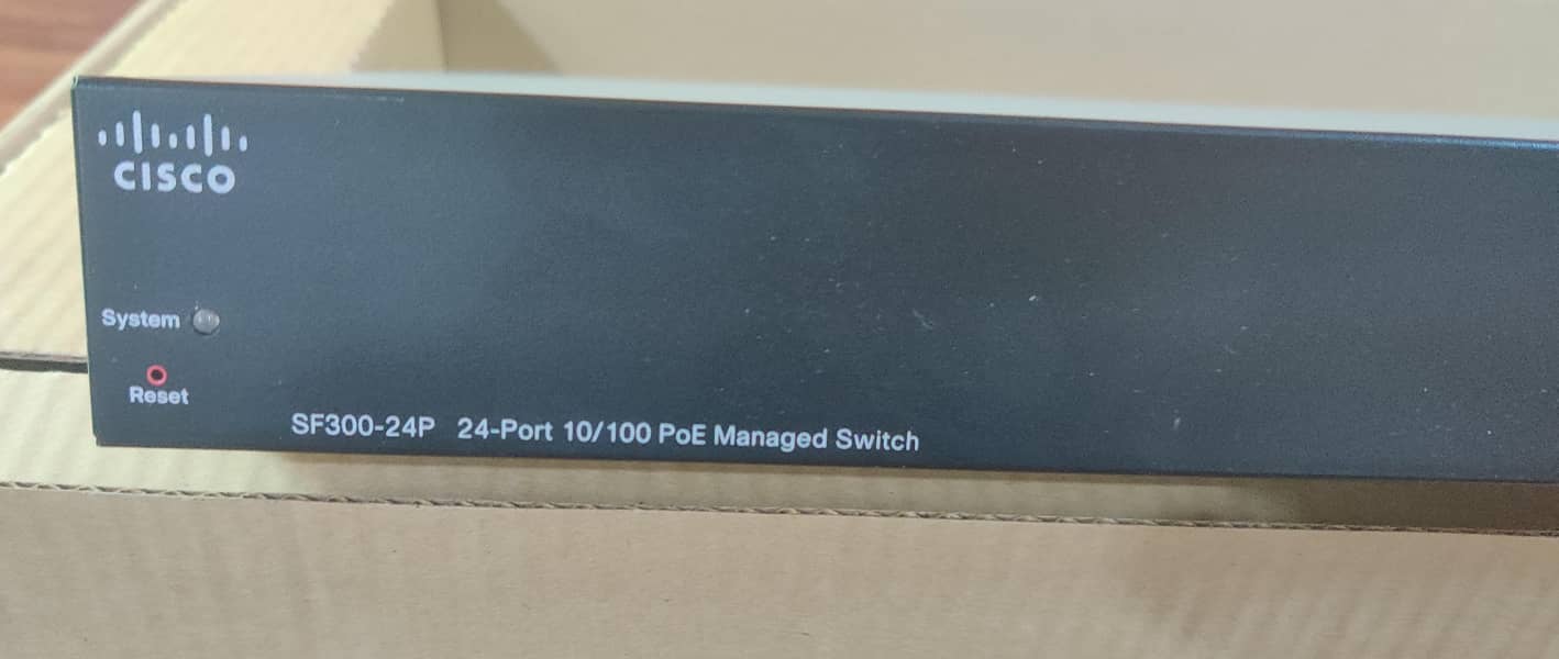 Cisco SF-300- 24P 24-port 10/100 PoE Managed Gigabit Switch (Open Box) 5